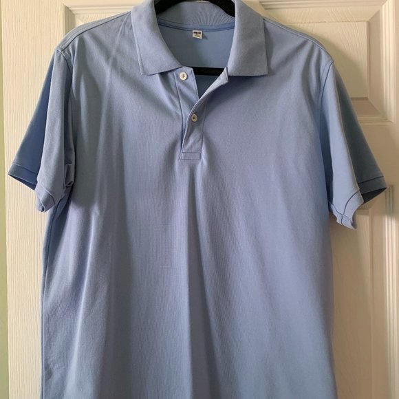 Polo Shirt - Uniqlo - Light Blue - Picture 1 of 3